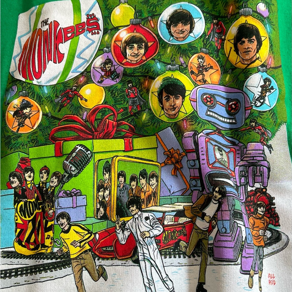 The Monkees Band Sweatshirt In Excellent Condition.